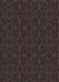 Patterned Black Brown Rug, pat894lblu