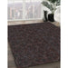 Machine Washable Transitional Black Brown Rug in a Family Room, wshpat894lblu