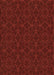 Patterned Crimson Red Rug, pat894org