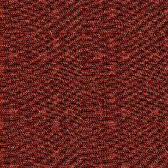 Round Patterned Crimson Red Rug, pat894org