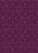 Machine Washable Transitional Medium Violet Red Pink Rug, wshpat894pur