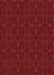 Patterned Maroon Red Rug, pat894rd