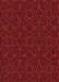 Machine Washable Transitional Maroon Red Rug, wshpat894rd