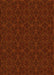 Machine Washable Transitional Mahogany Brown Rug, wshpat894yw