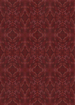 Machine Washable Transitional Fire Brick Red Rug, wshpat894