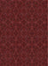 Machine Washable Transitional Fire Brick Red Rug, wshpat894