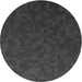 Square Patterned Charcoal Black Rug, pat895gry