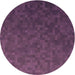 Square Machine Washable Transitional Plum Purple Rug in a Living Room, wshpat895pur