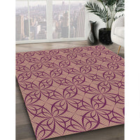 Patterned Pink Rug, pat896brn