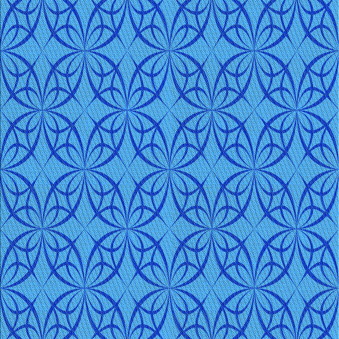 Patterned Blue Rug, pat896lblu