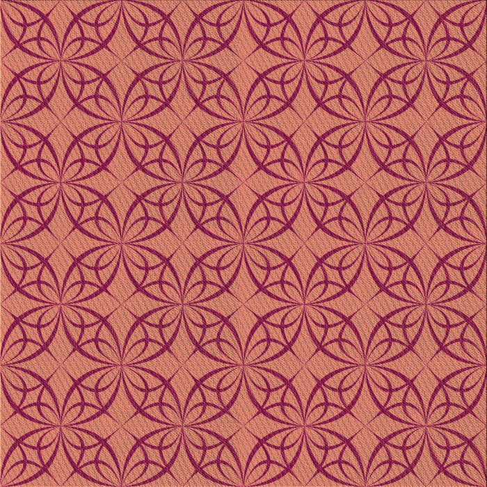 Round Machine Washable Transitional Crimson Red Rug, wshpat896org