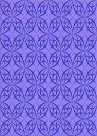 Machine Washable Transitional Purple Mimosa Purple Rug, wshpat896pur