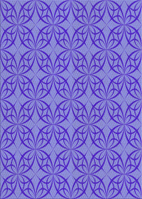 Machine Washable Transitional Purple Mimosa Purple Rug, wshpat896
