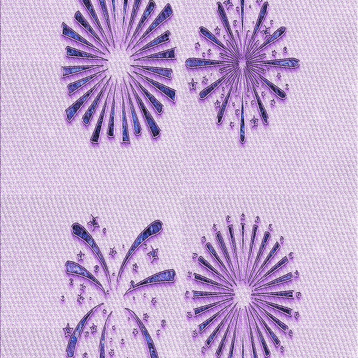 Patterned Purple Rug, pat897pur