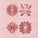 Round Patterned Light Rose Pink Rug, pat897rd