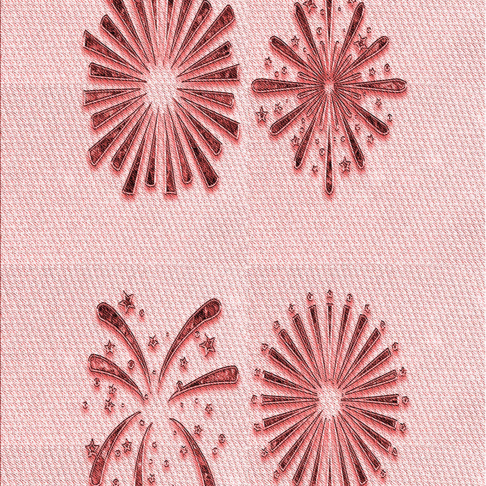 Machine Washable Transitional Light Rose Pink Rug, wshpat897rd