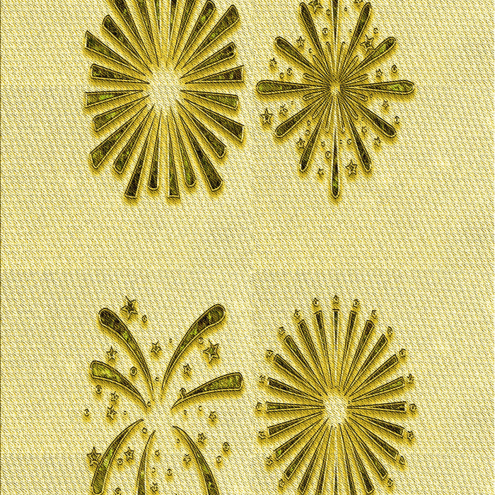 Patterned Brown Rug, pat897yw