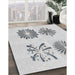 Patterned Off-White Novelty Rug in Family Room, pat897