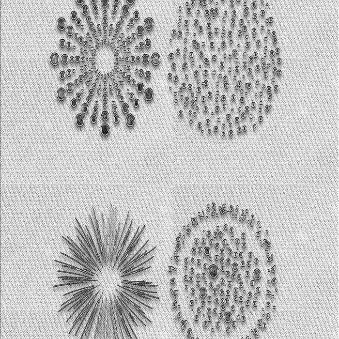 Patterned Platinum Gray Rug, pat898gry