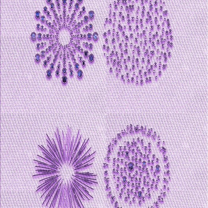 Patterned Purple Rug, pat898pur