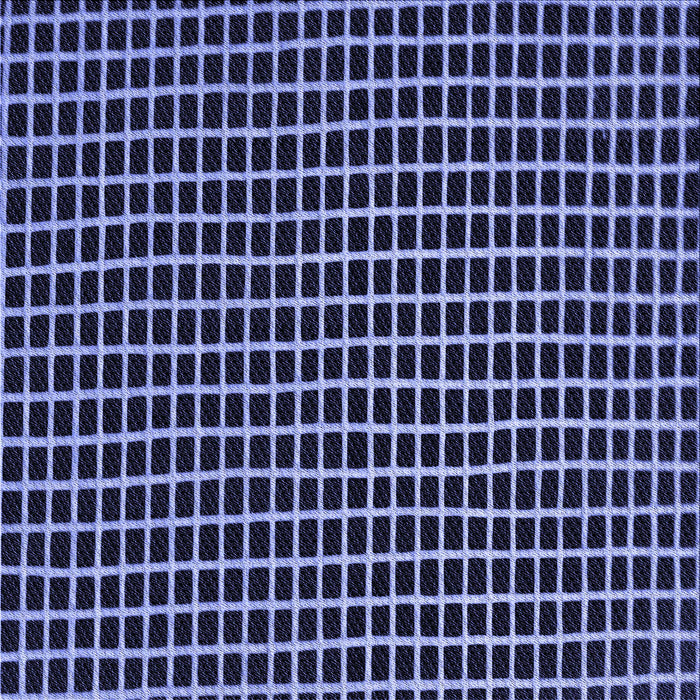 Round Patterned Night Blue Rug, pat9blu