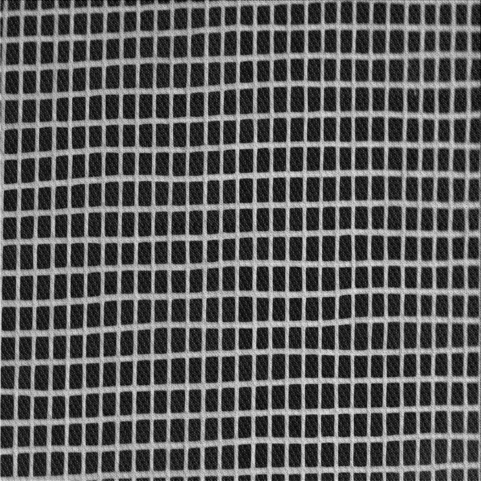 Round Patterned Midnight Gray Rug, pat9gry