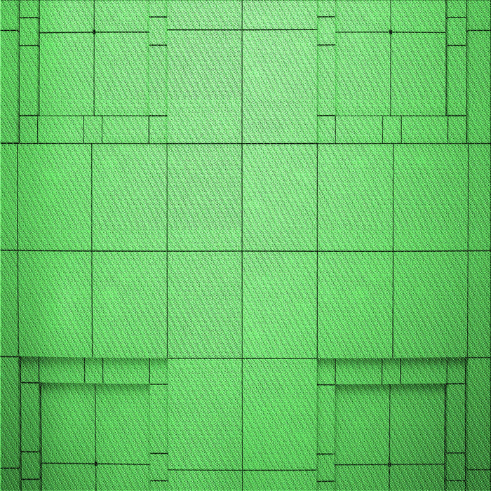 Round Patterned Neon Green Rug, pat90grn