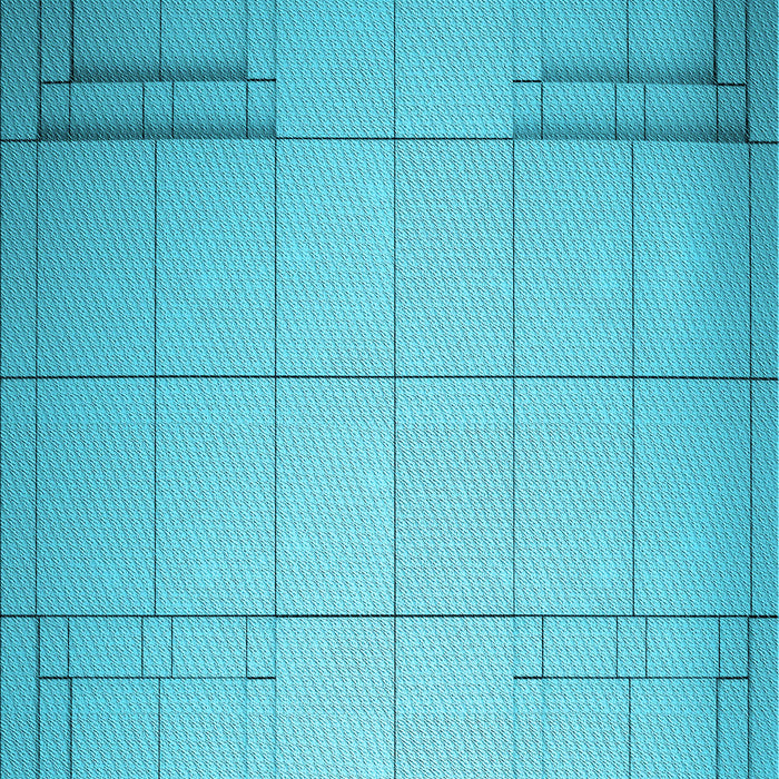 Patterned Dark Turquoise Green Rug, pat90lblu