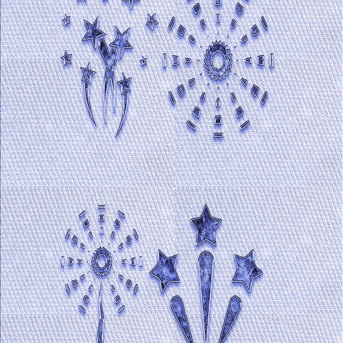 Patterned Lavender Blue Rug, pat900blu