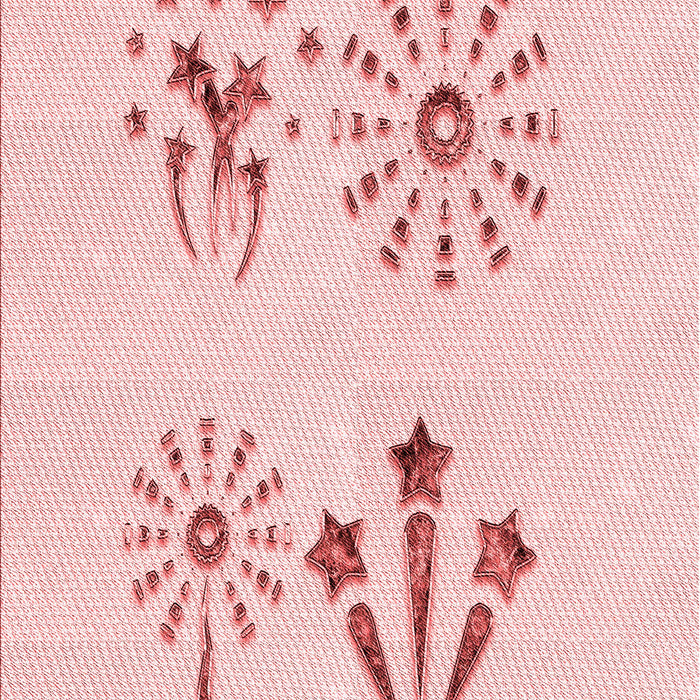 Patterned Pastel Red Pink Rug, pat900rd