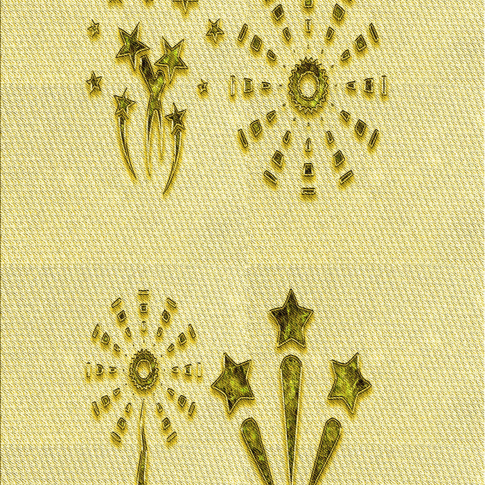 Patterned Yellow Rug, pat900yw