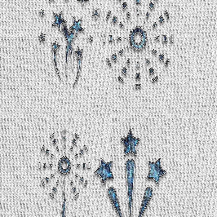 Patterned Dark Gray Novelty Rug, pat900