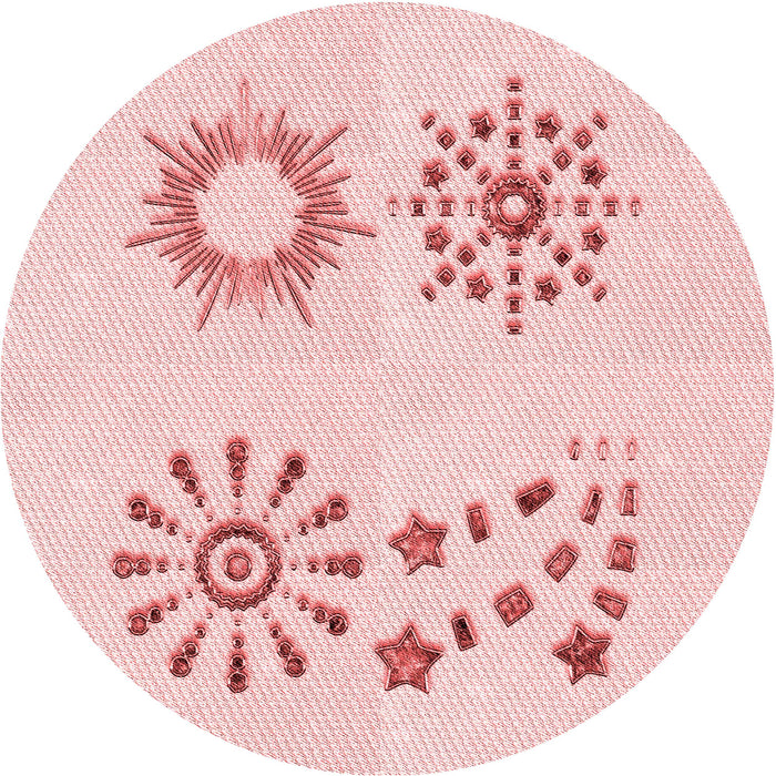 Square Machine Washable Transitional Pastel Red Pink Rug in a Living Room, wshpat901rd