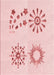 Patterned Pastel Red Pink Rug, pat901rd