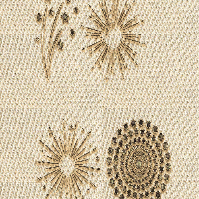 Patterned Brown Sand Brown Rug, pat902brn