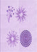 Patterned Purple Rug, pat902pur