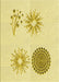 Patterned Sun Yellow Rug, pat902yw
