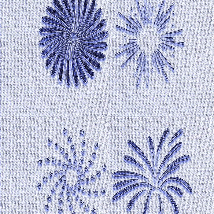 Patterned Lavender Blue Rug, pat903blu