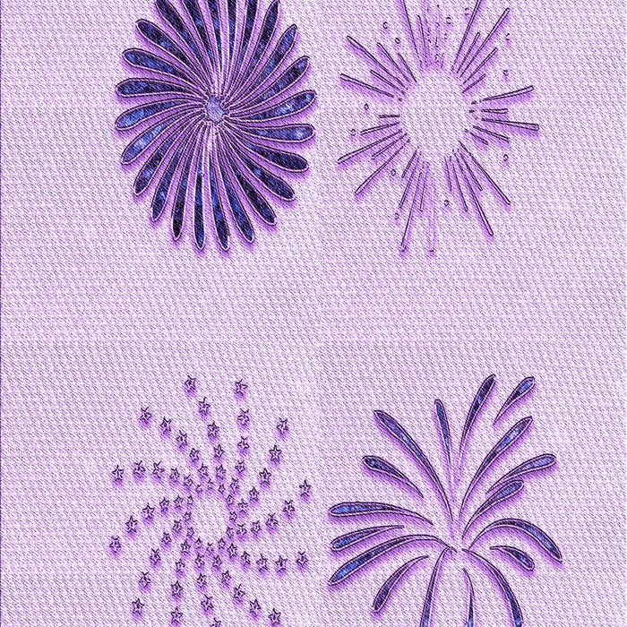 Patterned Purple Rug, pat903pur