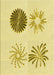 Patterned Sun Yellow Rug, pat903yw