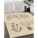 Patterned Brown Sand Brown Rug in Family Room, pat904brn