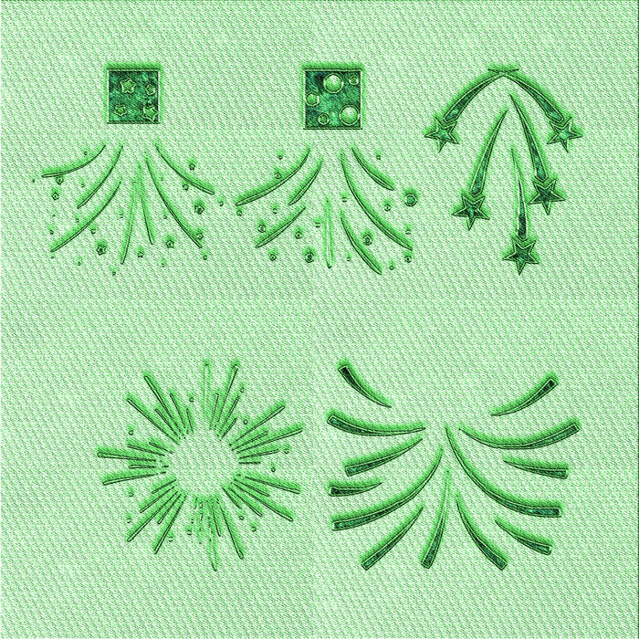 Round Patterned Mint Green Rug, pat904grn