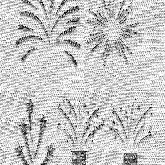 Patterned Platinum Gray Rug, pat904gry