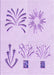 Patterned Bright Lilac Purple Rug, pat904pur