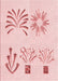 Patterned Pastel Red Pink Rug, pat904rd
