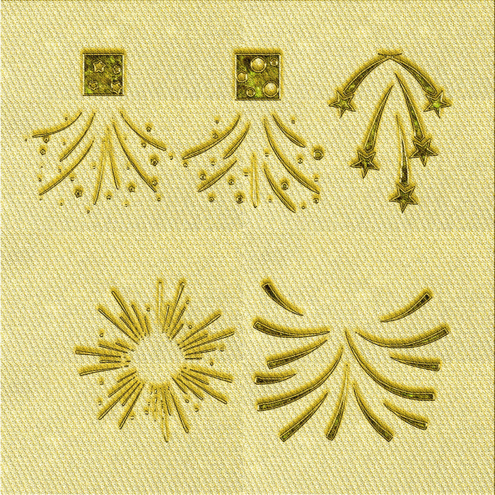 Round Patterned Yellow Rug, pat904yw