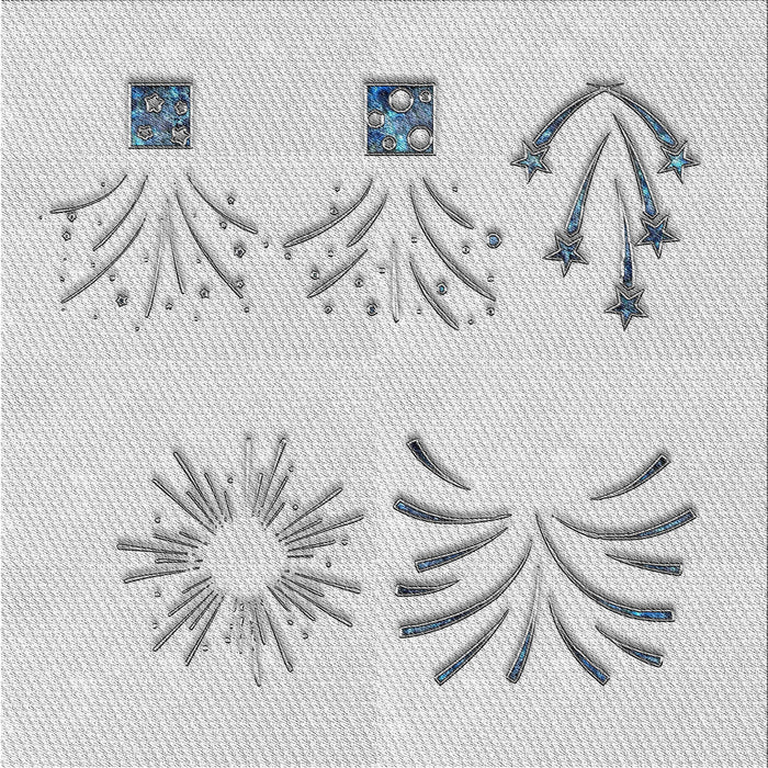 Square Patterned Off-White Novelty Rug, pat904