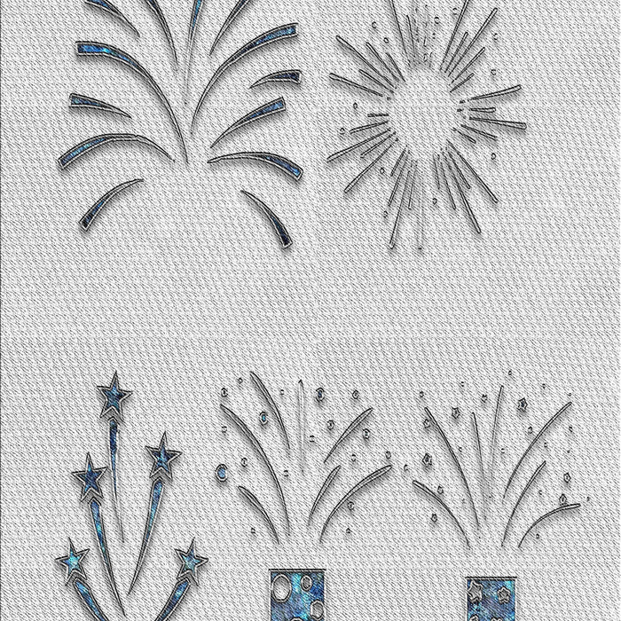 Patterned Off-White Novelty Rug, pat904