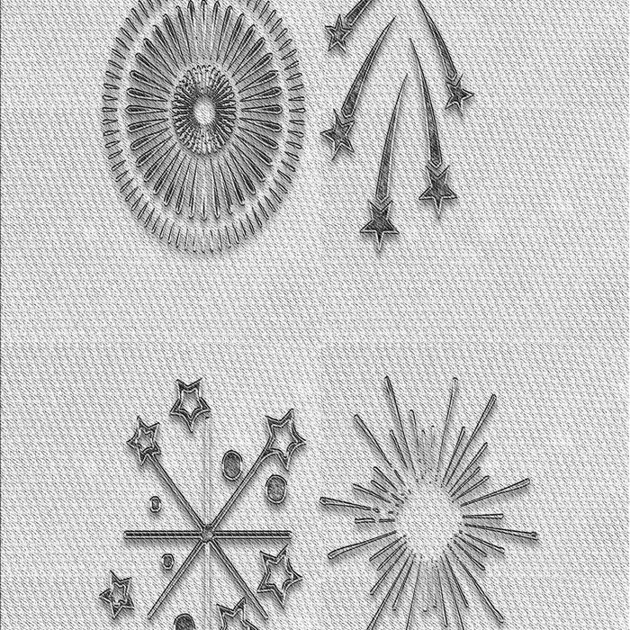 Patterned Platinum Gray Rug, pat905gry