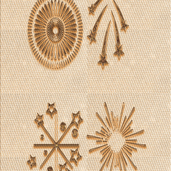 Patterned Brown Sand Brown Rug, pat905org